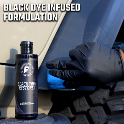 Black Plastic and Trim Restorer Full Kit